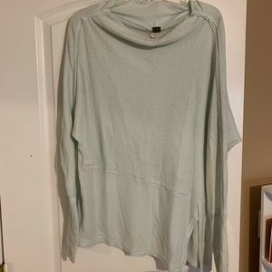 FREE PEOPLE COWL NECK TOP